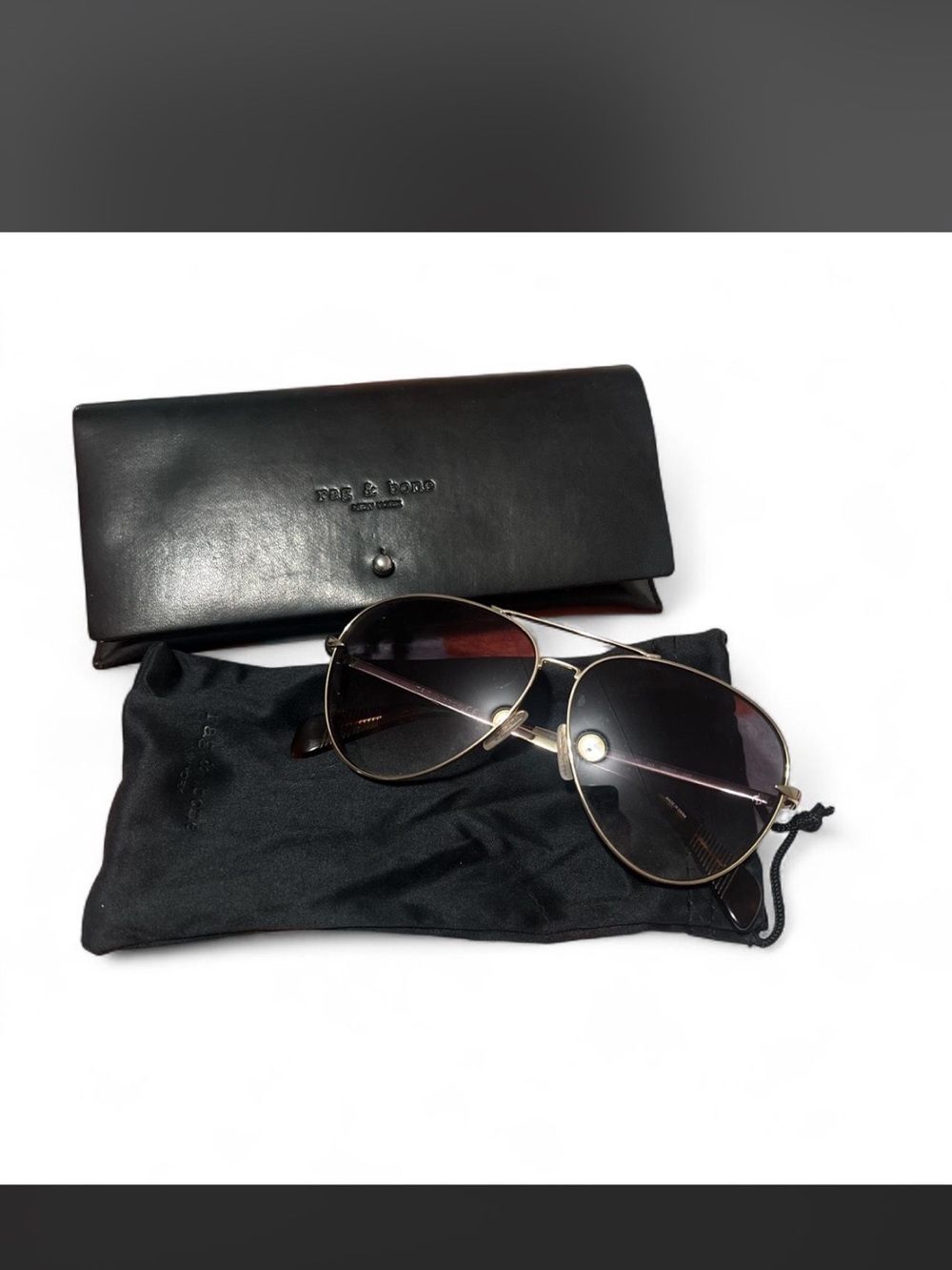 Rag & Bone Aviator Sunglasses